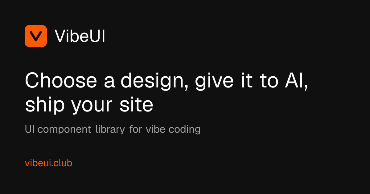 Animated cursor effects for React websites — VibeUI